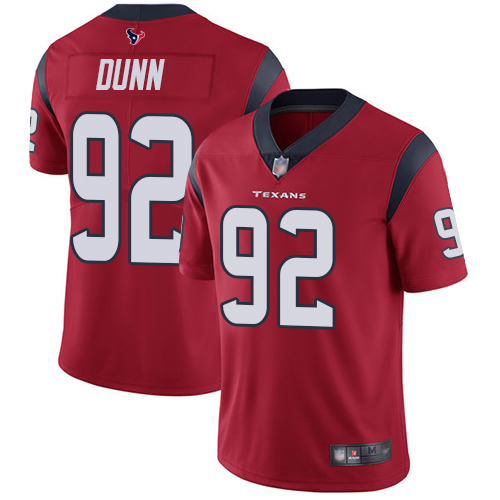 Houston Texans Limited Red Men Brandon Dunn Alternate Jersey NFL Football #92 Vapor Untouchable->houston texans->NFL Jersey